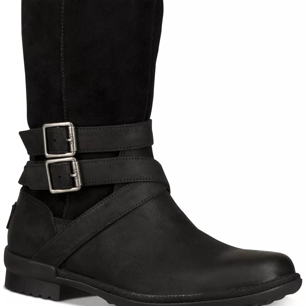 UGG Lorna Waterproof Winter Boots - Black Women's Size 9.5 - NWT - NIB - Picture 4 of 7